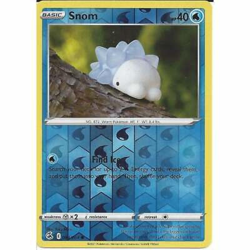 084/264 Snom | Common Reverse Holo | Pokemon TCG Trading Card Fusion Strike