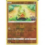 037/078 Larvitar Common Reverse Holo Card : Pokemon GO Trading Card Game TCG