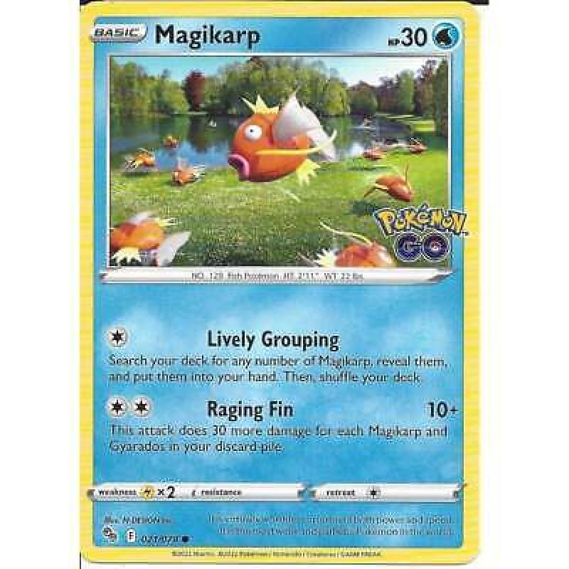 021/078 Magikarp : Common : Pokemon GO Trading Card Game TCG SWSH10.5