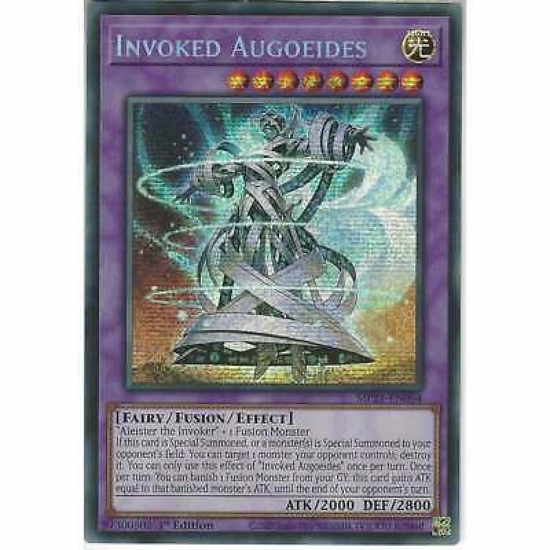 MP21-EN064 Invoked Augoeides - 1st Edition Prismatic Secret Rare Card YuGiOh TCG