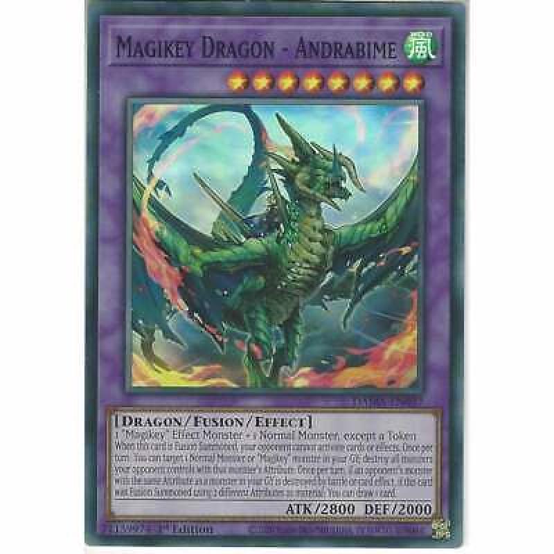 DAMA-EN037 Magikey Dragon - Andrabime | 1st Edition Super Rare | YuGiOh Card TCG