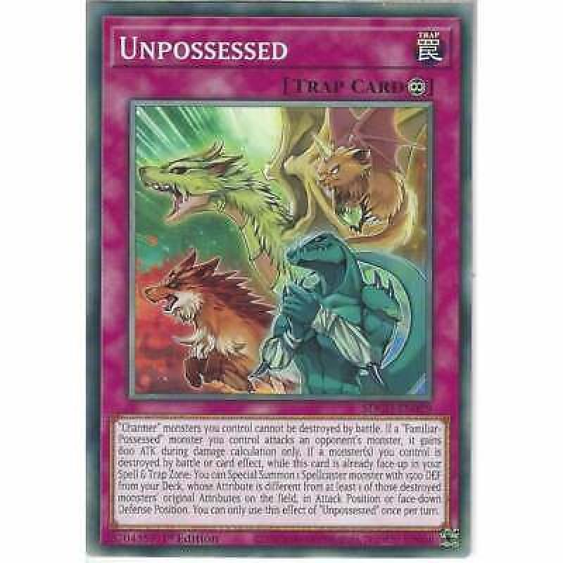 SDCH-EN029 Unpossessed | 1st Edition Common YuGiOh Trading Card Spirit Charmers