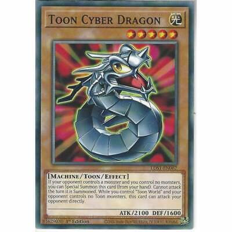 LDS1-EN062 Toon Cyber Dragon | 1st Edition Common | YuGiOh Trading Card Game TCG