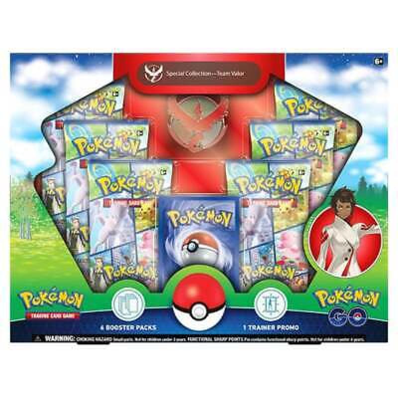 Pokemon GO Team Special Collection Box Bundle Instinct Valor Mystic :One of Each