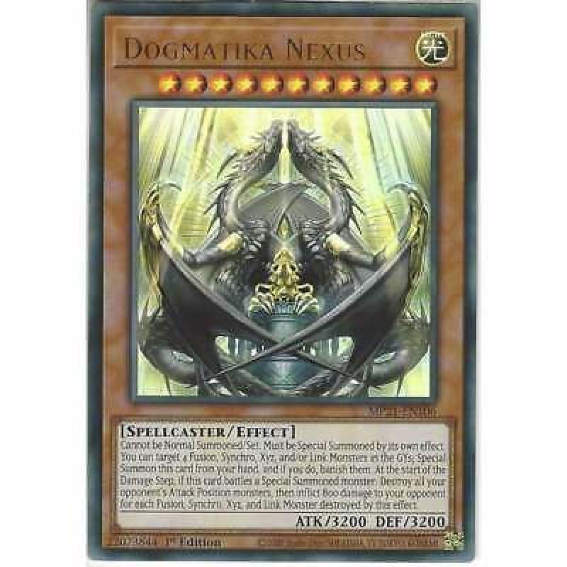 MP21-EN106 Dogmatika Nexus | 1st Edition | Ultra Rare YuGiOh Trading Card Game