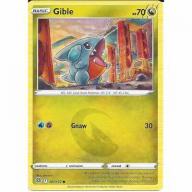 107/172 Gible Common : Pokemon Trading Card Game SWSH09 Brilliant Stars TCG