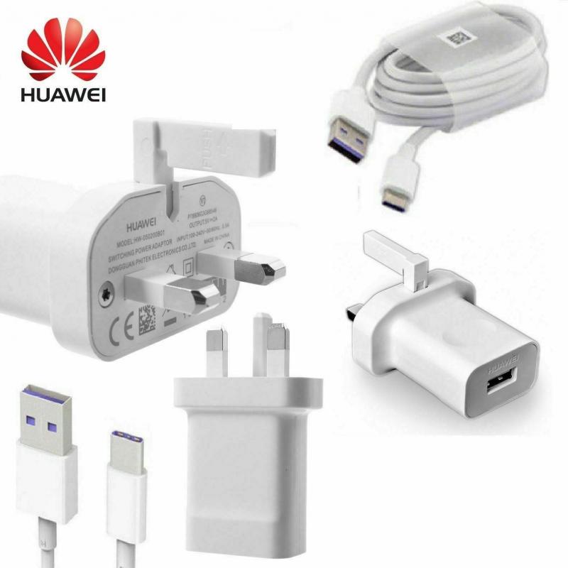 Original Huawei 1 Amp Charger Adapter Plug And Type C Cable For Huawei Phones