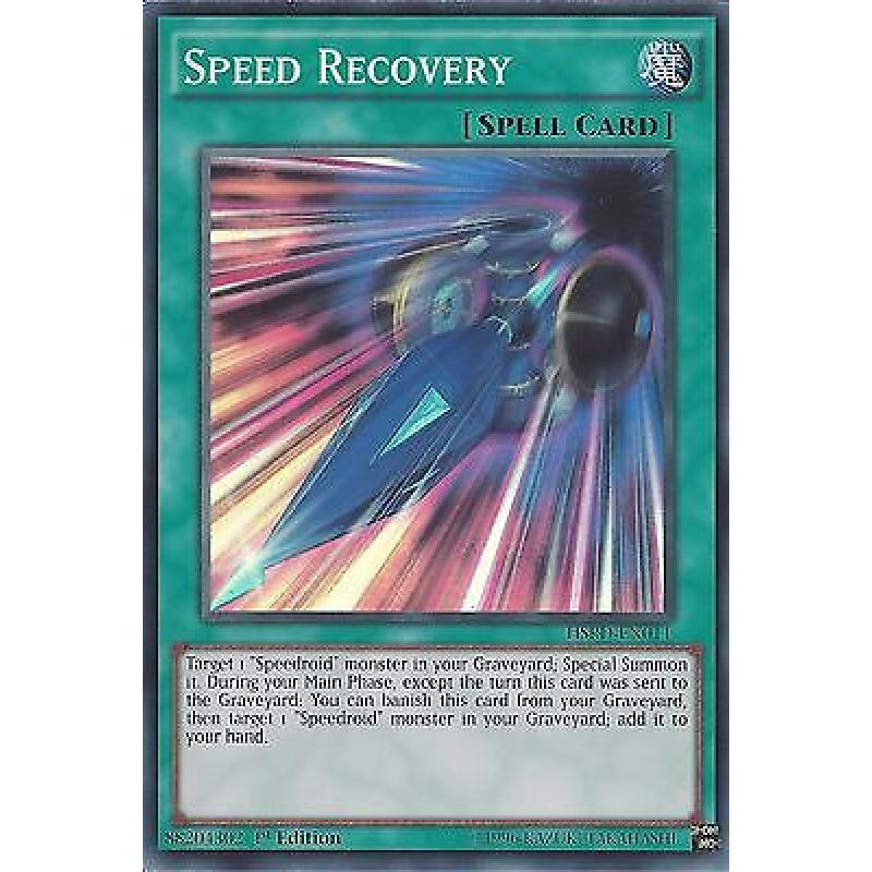 YU-GI-OH CARD: SPEED RECOVERY - SUPER RARE - HSRD-EN011 - 1st EDITION