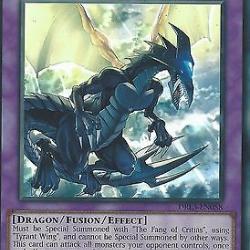 YU-GI-OH ULTRA RARE CARD: TYRANT BURST DRAGON - DRL3-EN058 - 1st EDITION