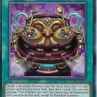 YU-GI-OH CARD: POT OF RICHES - LEDD-ENC20 - 1ST EDITION