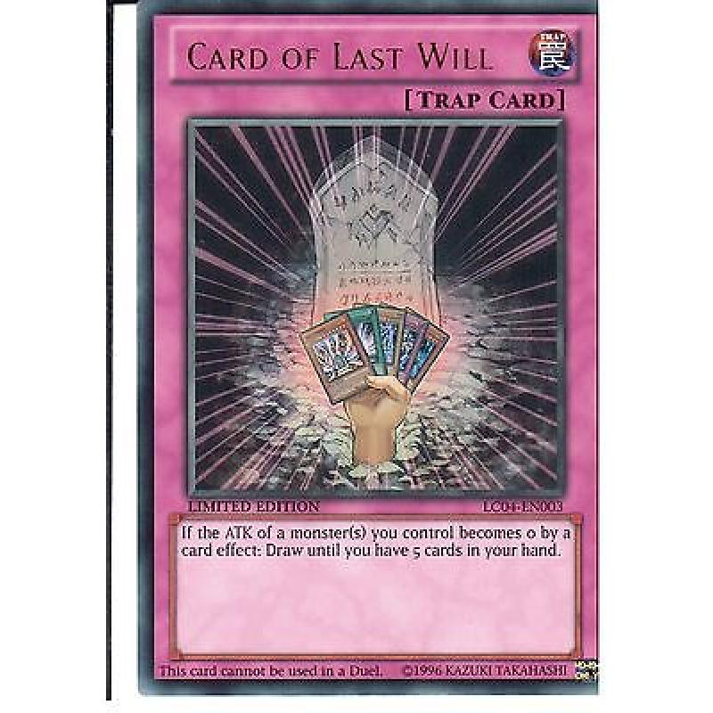 YU-GI-OH: CARD OF LAST WILL - ULTRA RARE - LC04-EN003 - LIMITED EDITION