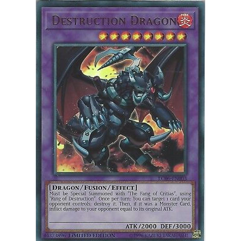 Yu-Gi-Oh: DESTRUCTION DRAGON - LC06-EN003 - Ultra Rare Card - Limited Edition