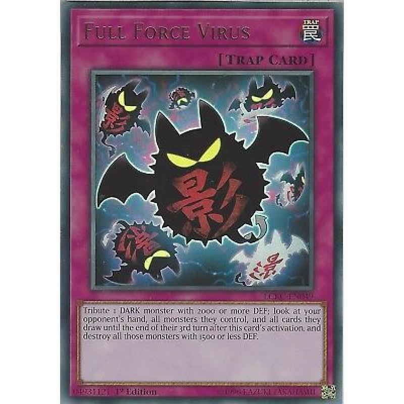 Yu-Gi-Oh: FULL FORCE VIRUS - LCKC-EN049 - Ultra Rare Card - 1st Edition