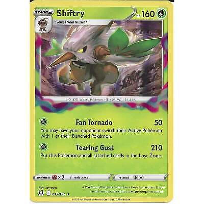 013/196 Shiftry : Pokemon TCG : Rare Holo Card : SWSH-11 Lost Origin