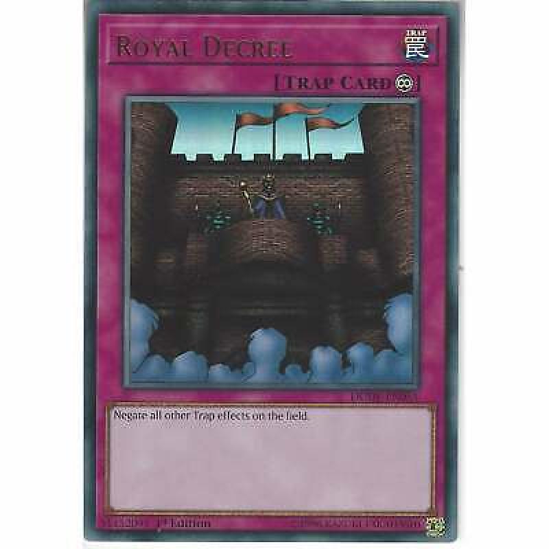 DUDE-EN051 Royal Decree | 1st Edition | Ultra Rare YuGiOh Trading Card Game TCG