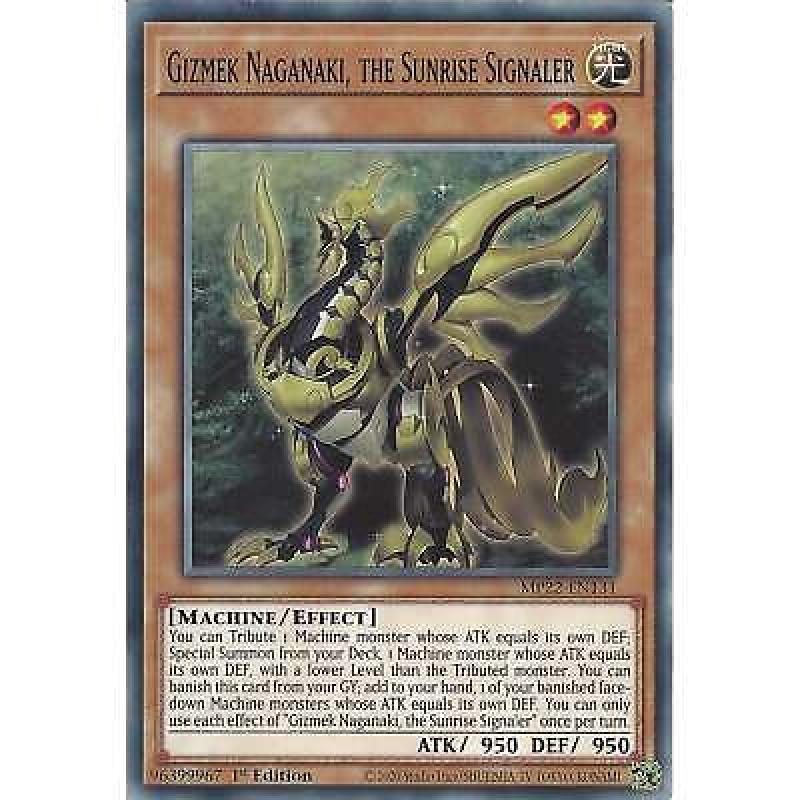 Gizmek Naganaki, the Sunrise Signaler MP22-EN131 : YuGiOh Common : 1st Edition