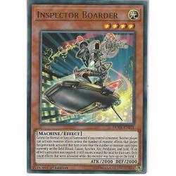 DUDE-EN031 Inspector Boarder | 1st Edition | Ultra Rare YuGiOh Trading Card Game