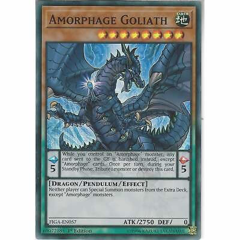 FIGA-EN057 Amorphage Goliath | 1st Edition | Super Rare Card | Yu-Gi-Oh! TCG