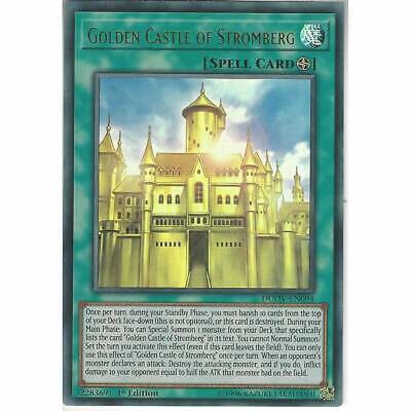 DUOV-EN094 Golden Castle of Stromberg - 1st Edition - Ultra Rare Card YuGiOh TCG