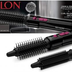 REVLON Tangle Free Hot Air Styler Drying Styling Curling Black Ladies RVHA6017UK